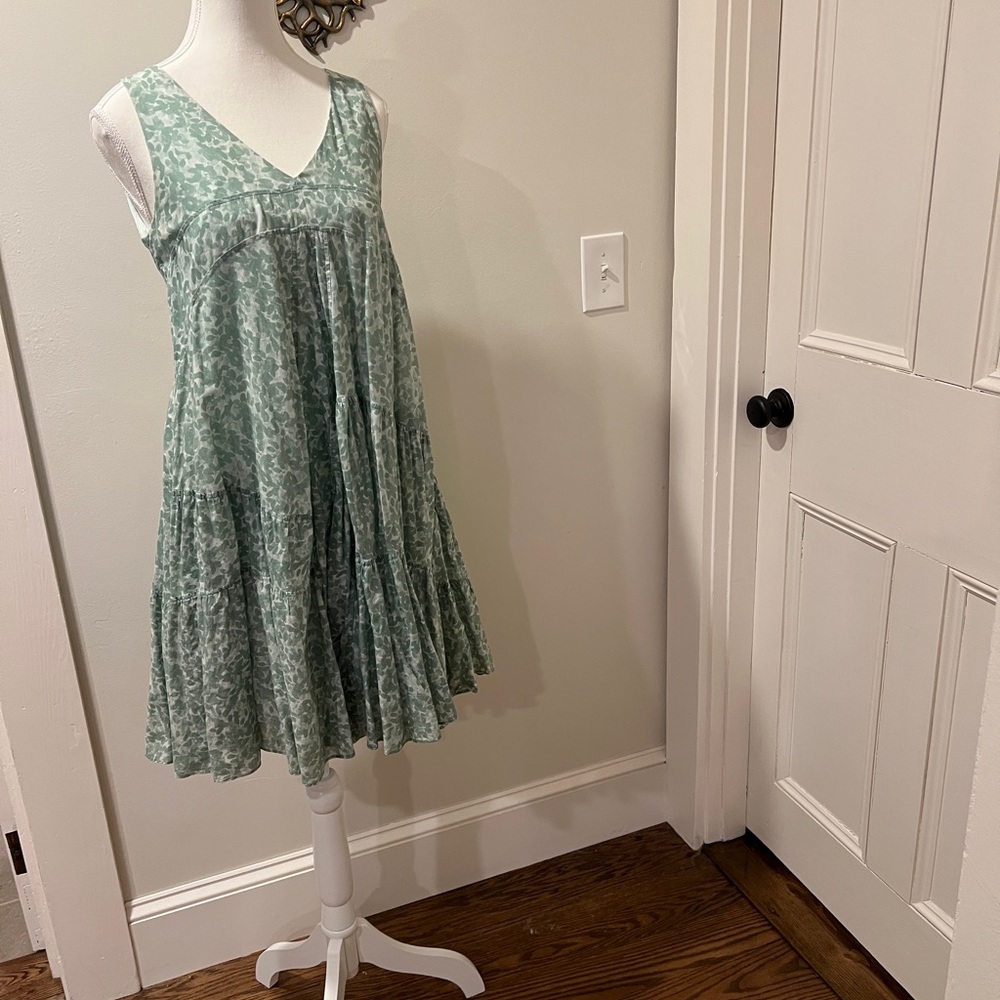 Calvin Klein Collection Green Midi Dress